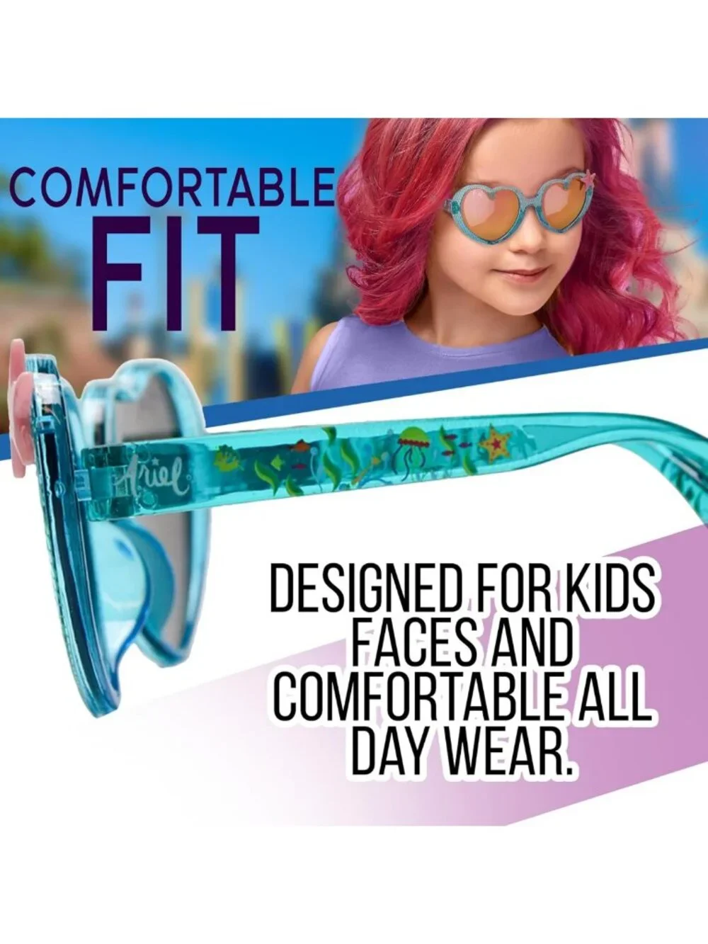 Disney Princess Sunglasses for Kids | Elsa, Ariel, Moana & More | UV Protection
